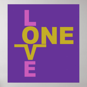 Marriage Equality / One Love custom poster