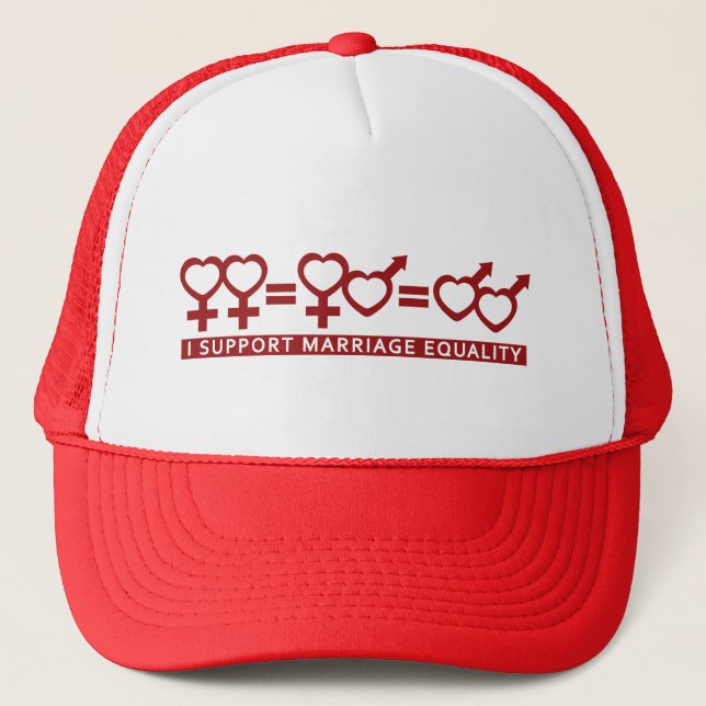 Marriage Equality / One Love hat - choose colour (Front)