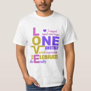 Marriage Equality / One Love shirts – choose style