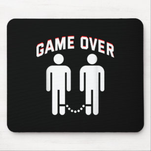 Marriage Game Over Wedding Proposal Engagement Bri Mouse Pad