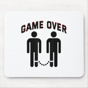 Marriage Game Over Wedding Proposal Engagement Bri Mouse Pad