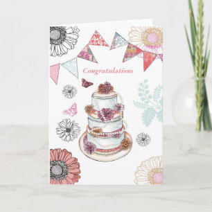 Marriage greeting card