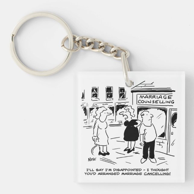 Marriage Guidance Counselling, not Cancelling Key Ring (Front)