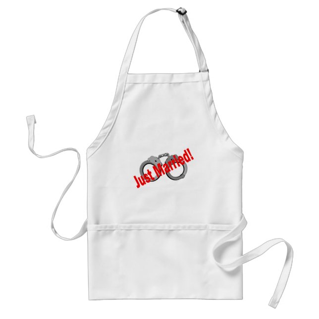 Marriage Handcuffs Standard Apron (Front)