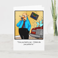 Marriage Humour Blank Greeting Card "Spectickles"
