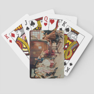 Marriage in Fleet Street, 1898 (oil on canvas) Playing Cards