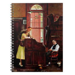 Marriage License by Norman Rockwell Notebook