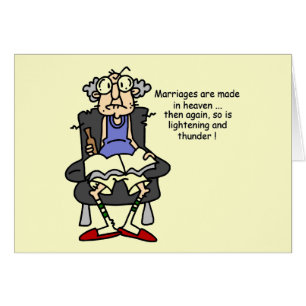 Marriage, Lightning, Thunder Humour