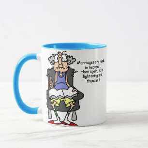 Marriage, Lightning, Thunder Humour Mug