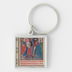 Marriage of Baldwin VI and Marie Key Ring
