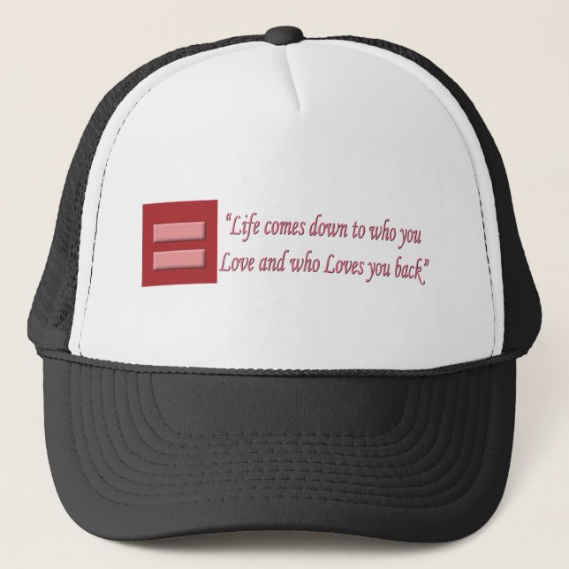 Marriage of Equality Trucker Hat (Front)