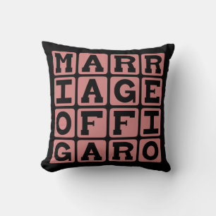 Marriage of Figaro, Mozart Opera Cushion