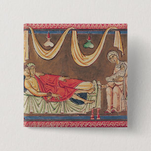 Marriage of Hosea and the Prostitute 15 Cm Square Badge
