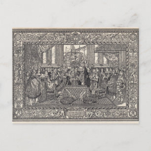 Marriage of Louis XIV Postcard