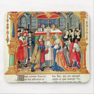 Marriage of Maria of Burgundy and Maximilian I Mouse Pad