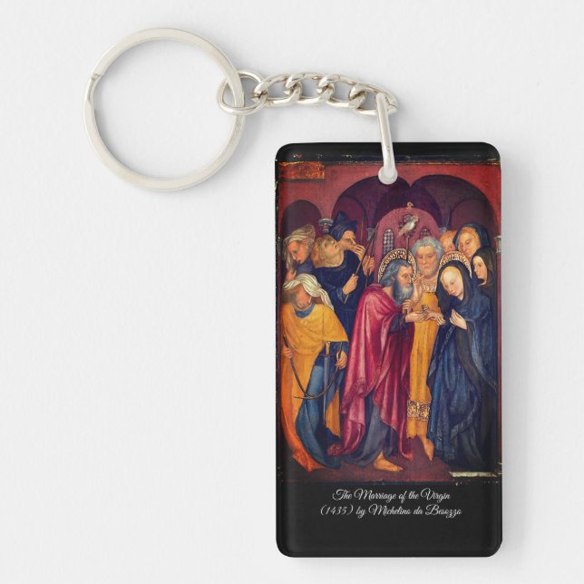 Marriage of the Virgin Key Ring (Front)