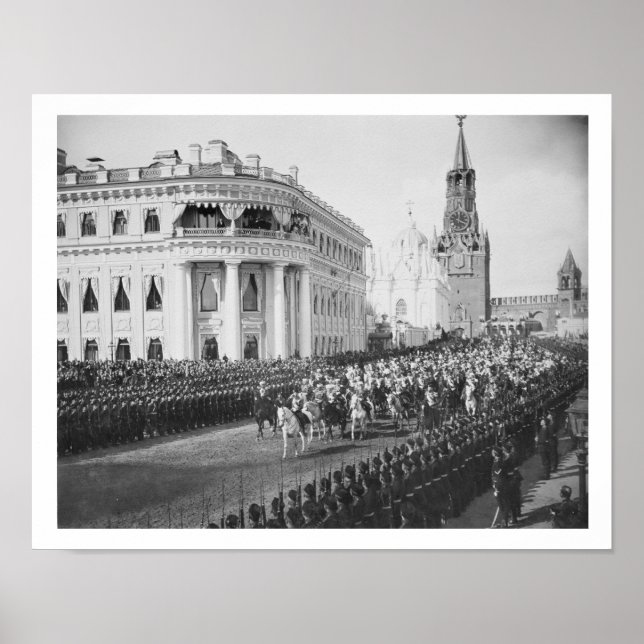 Marriage of Tsar Nicholas (1868-1918) to Alexandra Poster (Front)