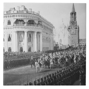 Marriage of Tsar Nicholas (1868-1918) to Alexandra Tile