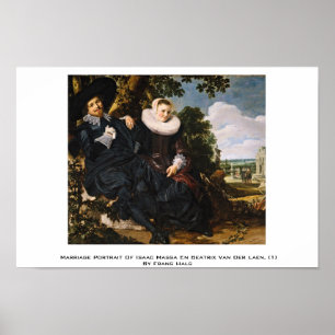 Marriage Portrait Of Isaac Massa Poster