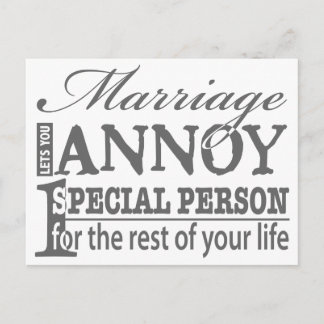 Marriage Postcard