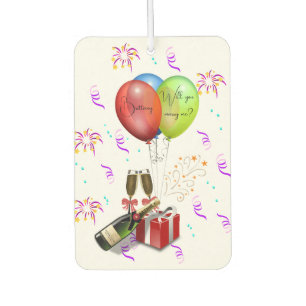 Marriage Proposal Car Air Freshener