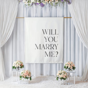Marriage Proposal Sign Printable Downloadable Tapestry