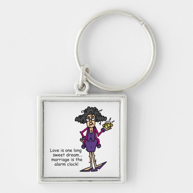 Marriage Rude Awakening Key Ring (Front)