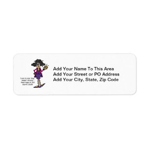 Marriage Rude Awakening Return Address Label