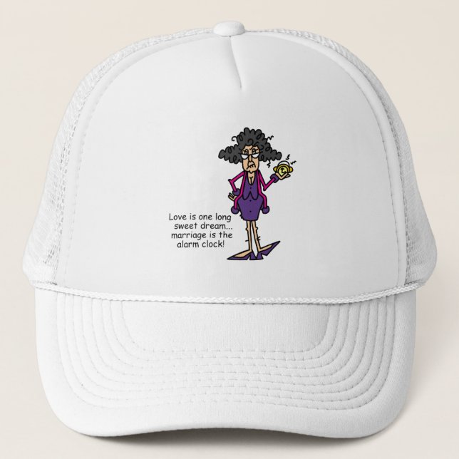 Marriage Rude Awakening Trucker Hat (Front)