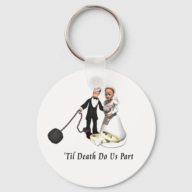 Marriage: 'Til Death Do Us Part Key Ring (Front)