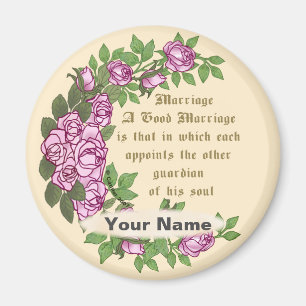 Marriage Verse wedding magnet