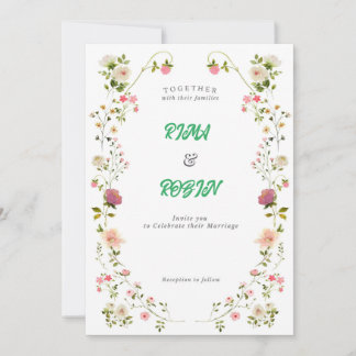 marriage wedding card