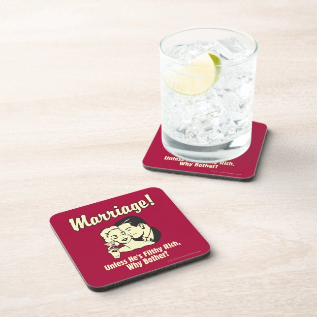 Marriage: Why Bother Coaster (Right Side)