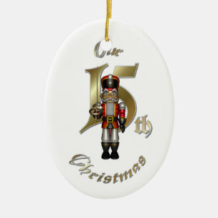 Married 15th Christmas Ornament
