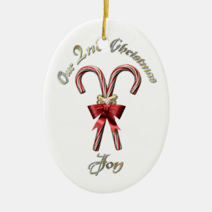 Married 2nd Christmas Ornament