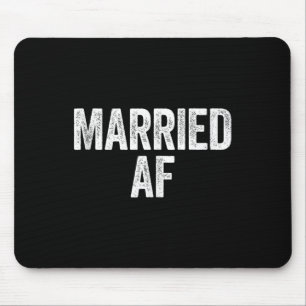 Married Af Wedding Anniversary Shirt Tank Top Mouse Pad