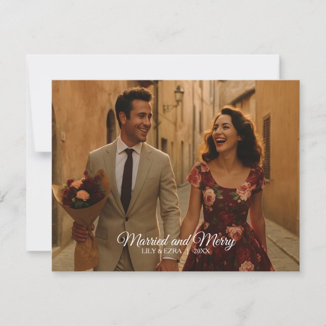 Married and Merry Card (Front)