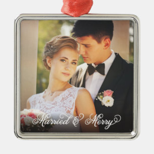 Married and Merry Ornament