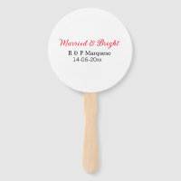 Married & bright add couple name wedding add date