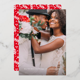 Married & Bright Brushed Holiday Overlay