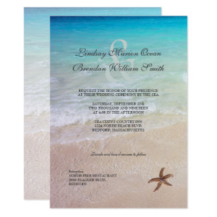 Beach Destination Wedding Invitations 6