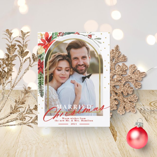 Married Christmas Holiday Wedding Announcement  (Creator Uploaded)