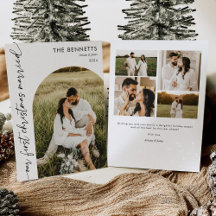 Married Christmas Multi Photo Arch Christmas