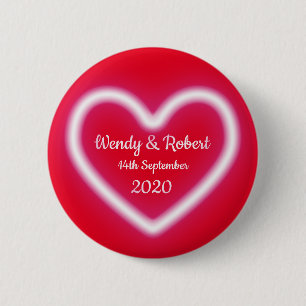 Married Couple 6 Cm Round Badge