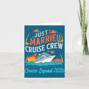 Married cruise crew 2026 honeymoon cruise vacation card