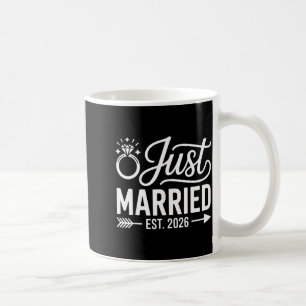 Married Est 2026 Wedding Wife Mr Mrs Bride Groom Coffee Mug