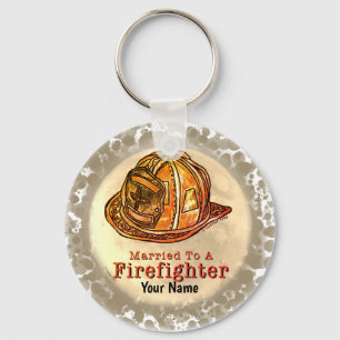 Married Firefighter  keychain
