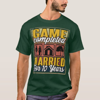 Married For 10 Years I 10th Wedding T-Shirt