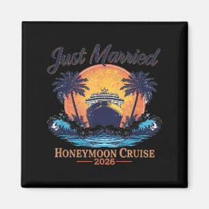 Married Honeymoon Cruise 2026 Wedding Trip Ocean Magnet