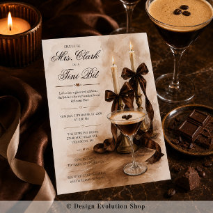 Married in a Tini Bit Bridal Shower Invitation